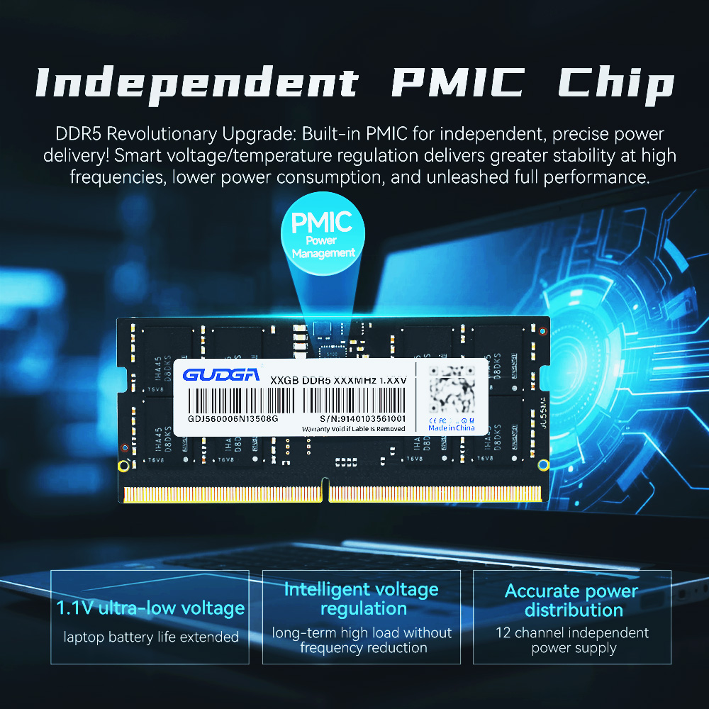 GUDGA DDR5 RAM 8GB 16GB 32GB D - Ddr5 Sodimm recension och pris