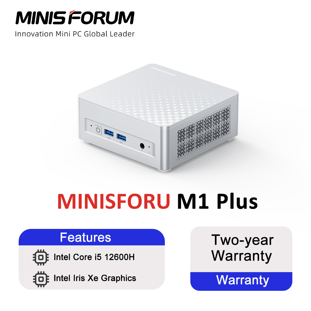 MINISFORUM M1 Plus Mini PC Int - Ddr5 4800Mhz recension och pris