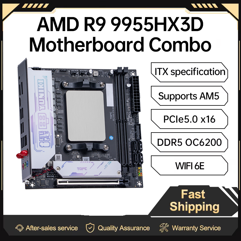 TOPC AMD Ryzen 9 9955HX3D Moth - Ddr5 64Gb recension och pris