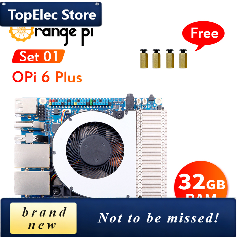 TopElec Orange Pi 6 Plus+Coole - Ddr5 32Gb recension och pris