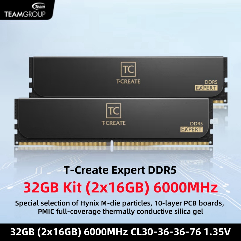 TEAMGROUP T-Create Expert CL30 - Ddr5 6000Mhz recension och pris